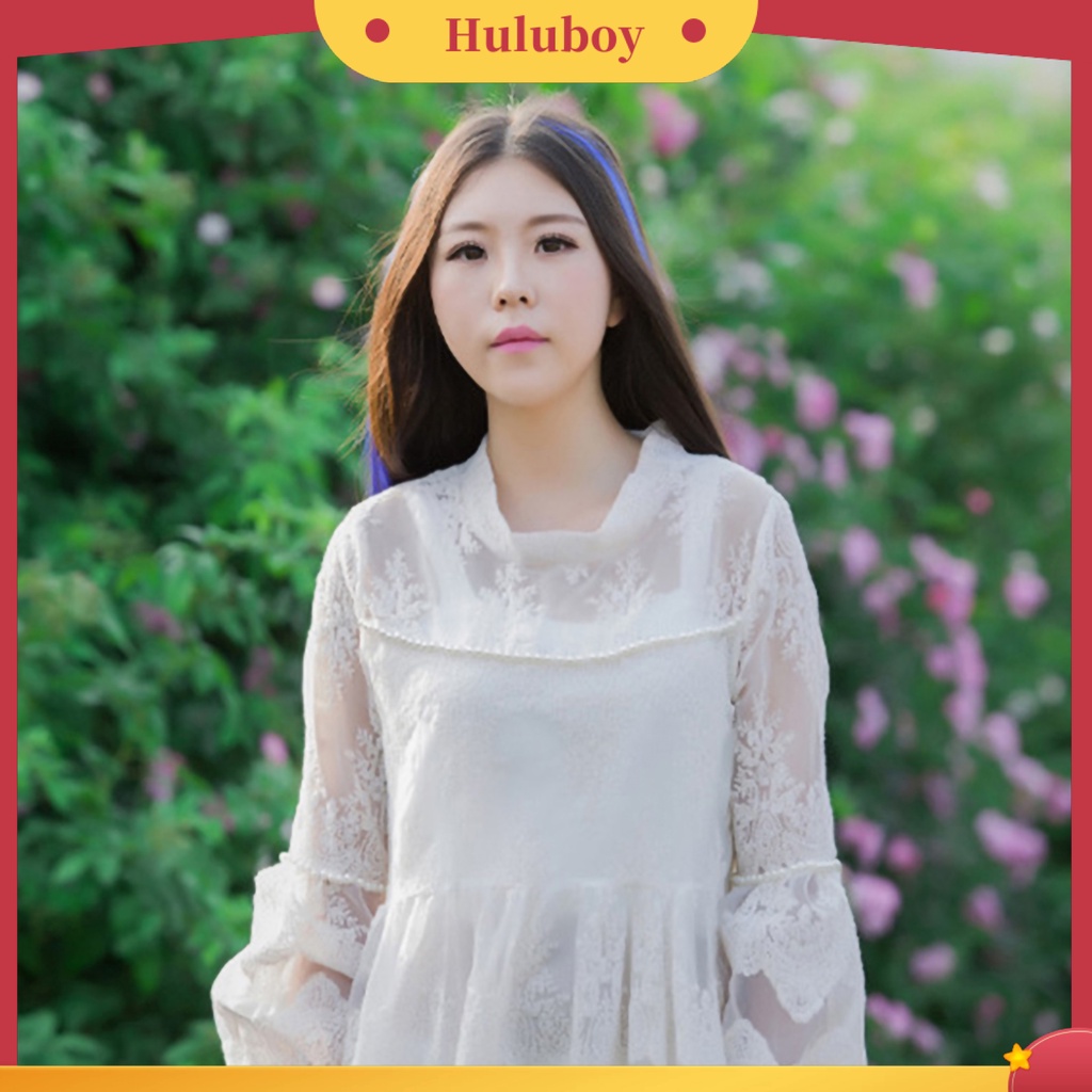 Wig Rambut Extension Model Panjang Tahan Panas Warna-Warni Untuk Wanita