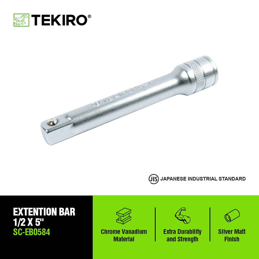 TEKIRO 1/2 INCH EXTENTION BAR 5 INCH / SAMBUNGAN SOK / ADAPTOR / TOOLS - ALAT PERKAKAS