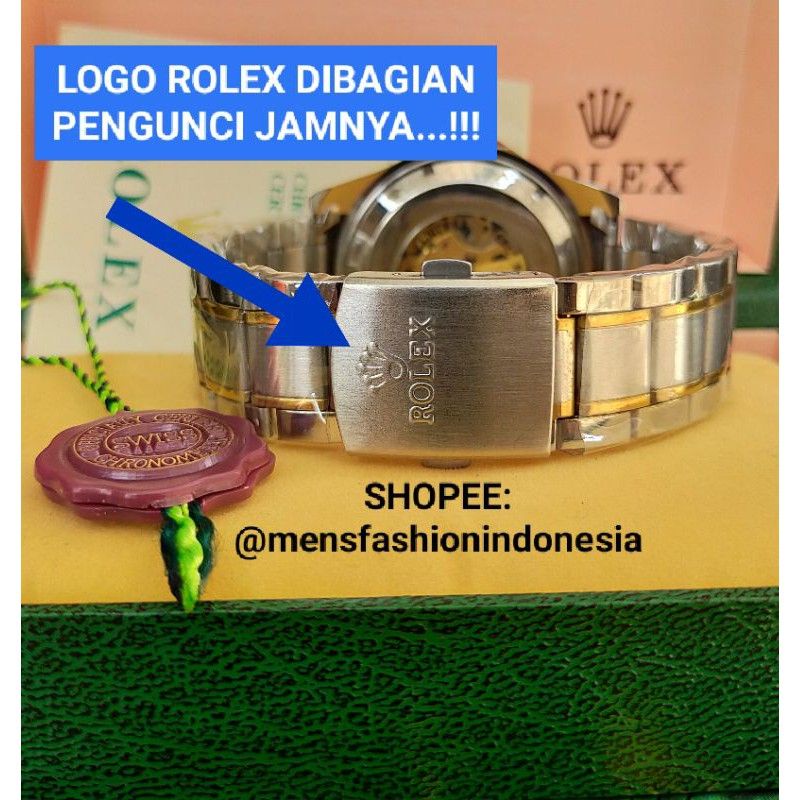 (SUPER PREMIUM) JAM TANGAN ROLEX AUTOMATIC OTOMATIS JAM ROLEX PRIA