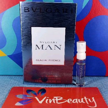 Vial Parfum OriginaL BVG Man GlaciaL Essence EDP 1.5 ml For Men Murah