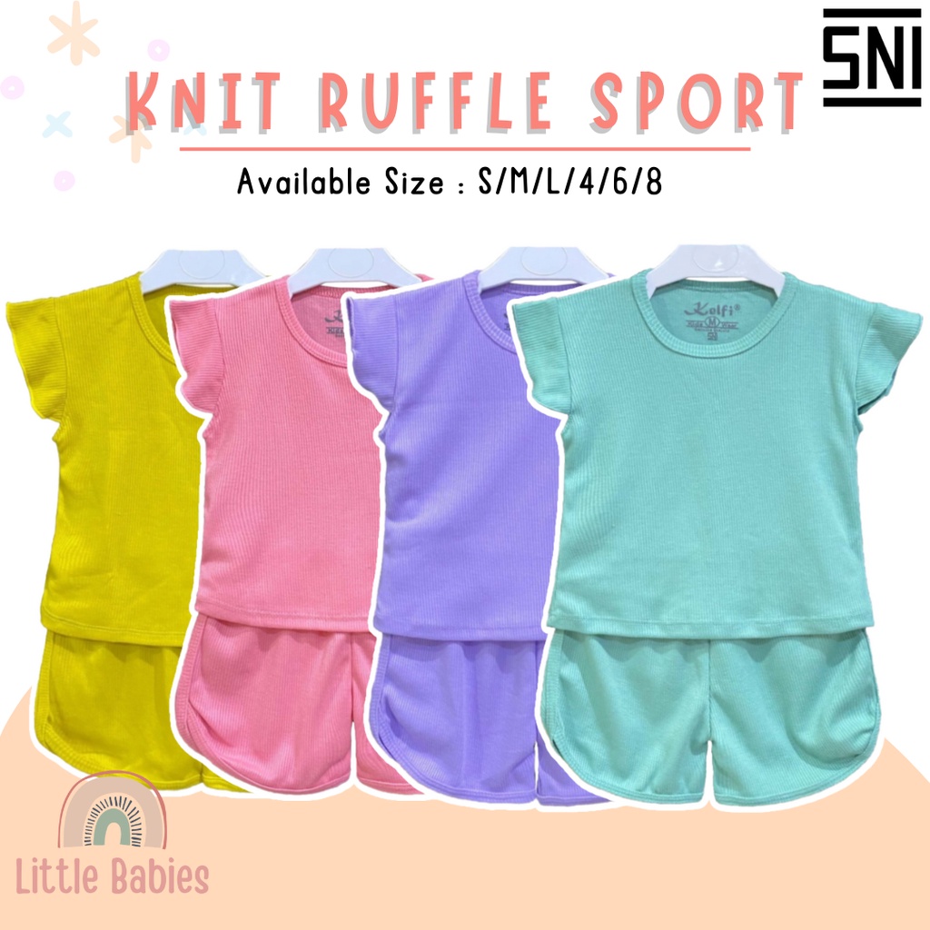 SETELAN BAJU ANAK CEWEK &quot;KNIT MIEKA SERIES&quot; / SETELAN BAJU ANAK KELFI