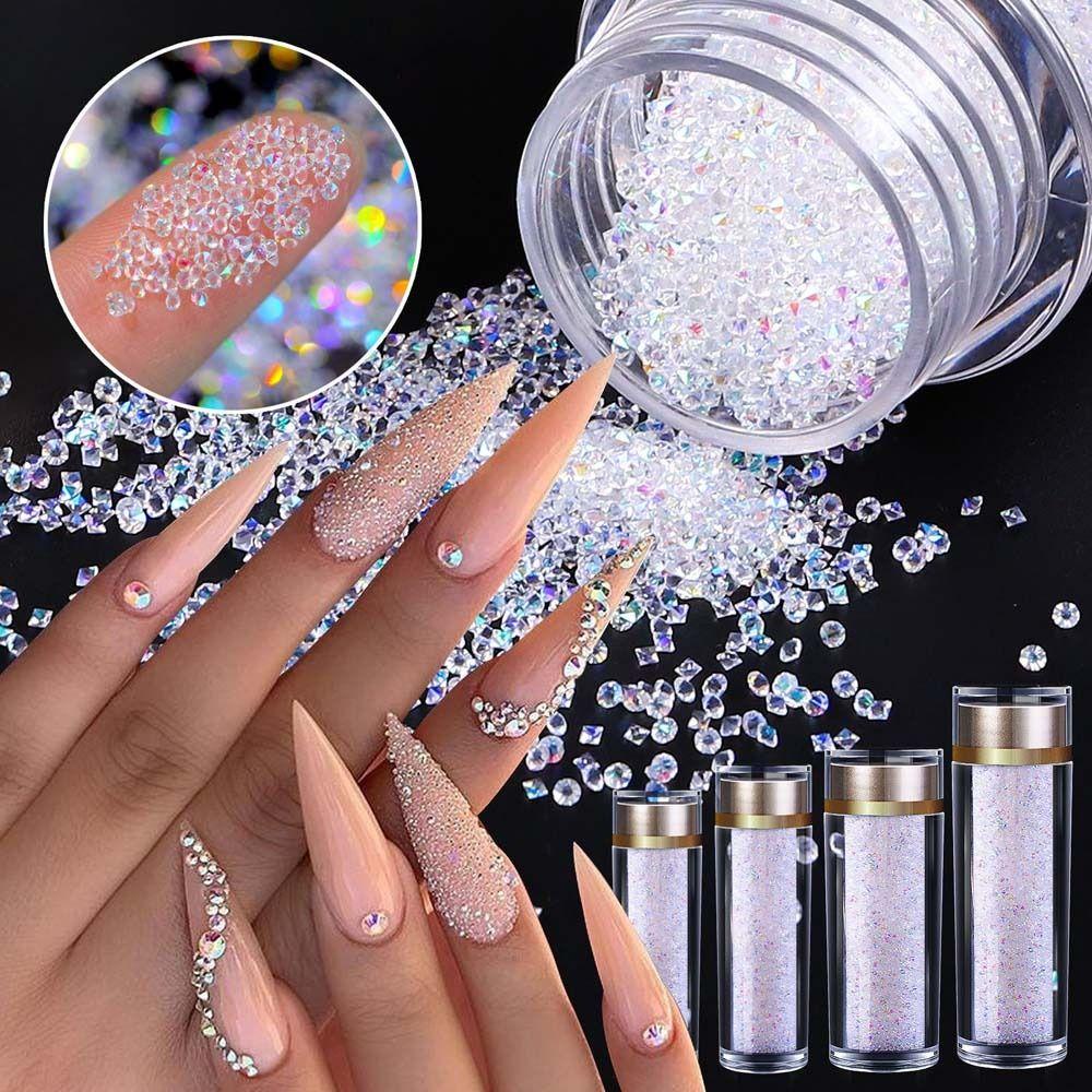 AUGUSTINA Augustina Nail Art Beads Wanita Pesona Kuku Manikur Aksesoris Dekorasi Kuku