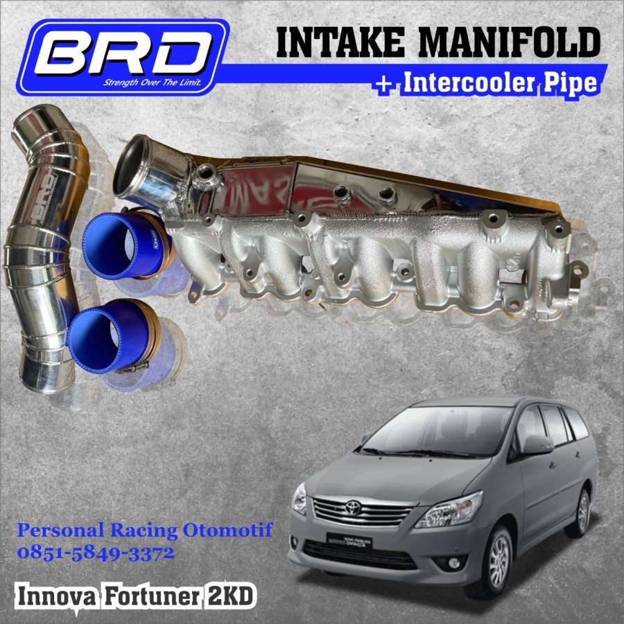 Intake Manifold Racing BRD Thailand Fortuner Innova KD 2KD Thailand