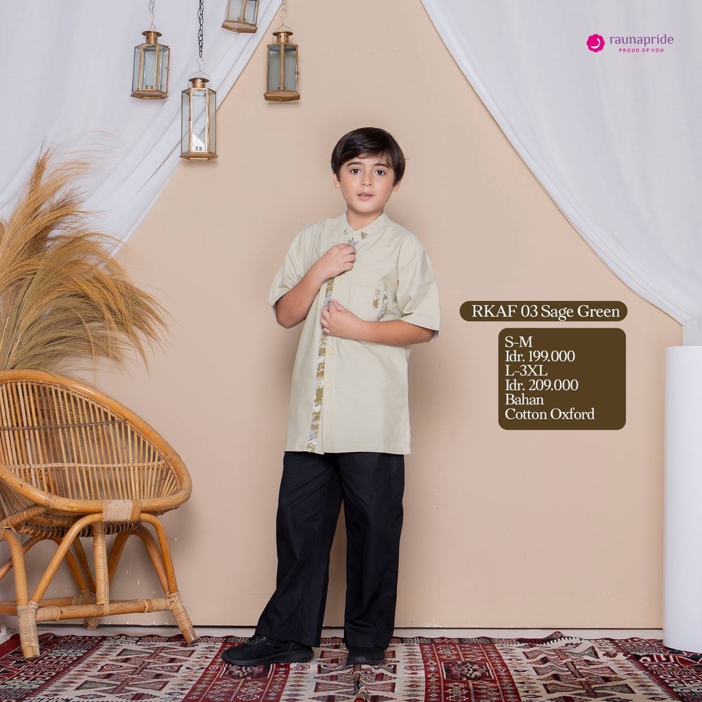 Rauna Sarimbit Couple Keluarga SR 03 OLIVE / RGF 03A - RGF 03B - RRF 03 - RGAF 03 - RKF 03 - RKAF 03