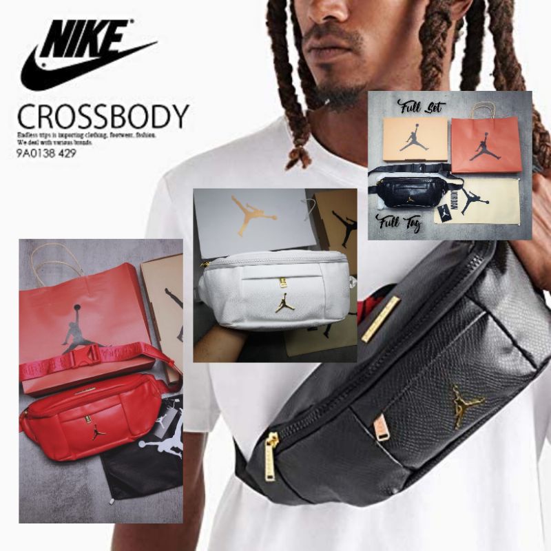 Air Jordan Regal Tas Selempang Pria Import Free Box, Paperbag, Dustbag