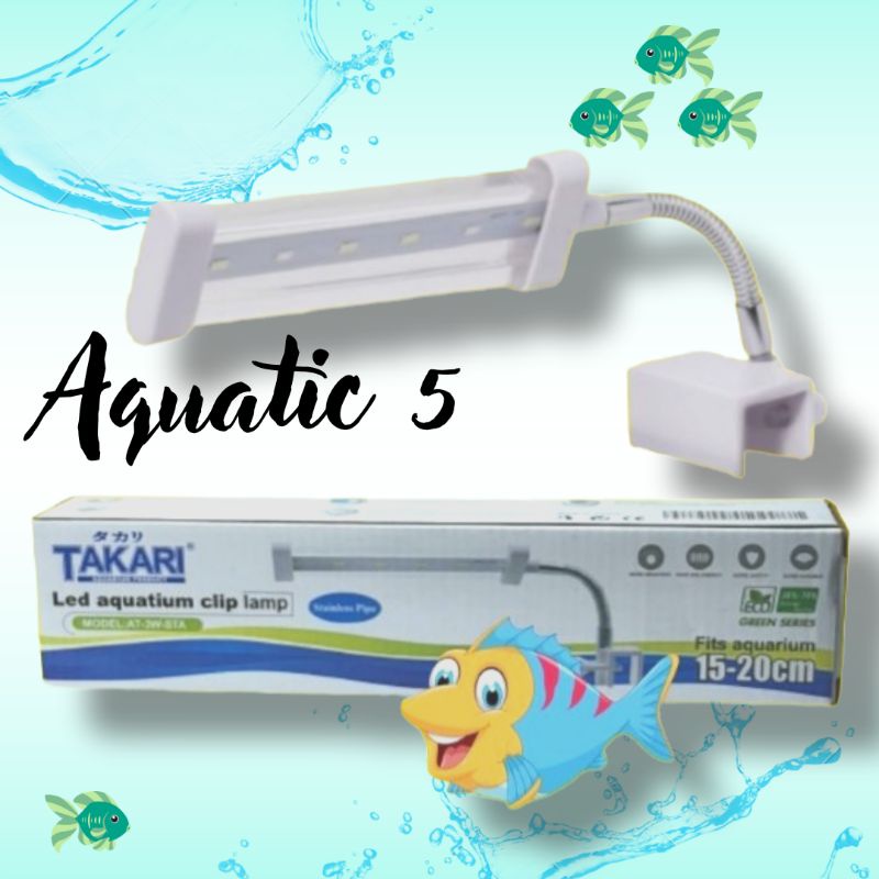 Lampu Led Aquarium LED JEPIT TAKARI AT 3WATT