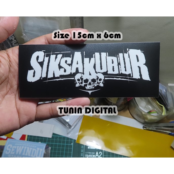 Sticker Stiker Band Siksa Kubur