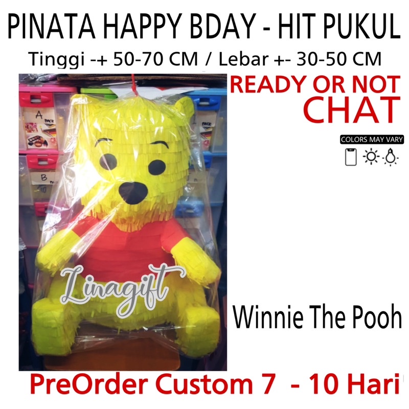 PINATA ULANG TAHUN (UNISEX / NETRAL) PINATA HAPPY BIRTHDAY INSTANT / SAME DAY ONLY