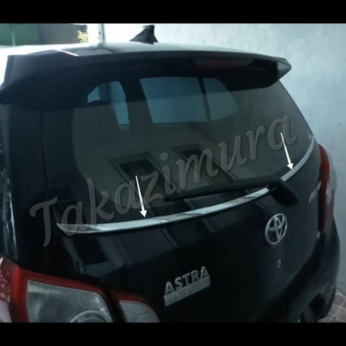 Lis list pintu kaca belakang mobil new Ayla