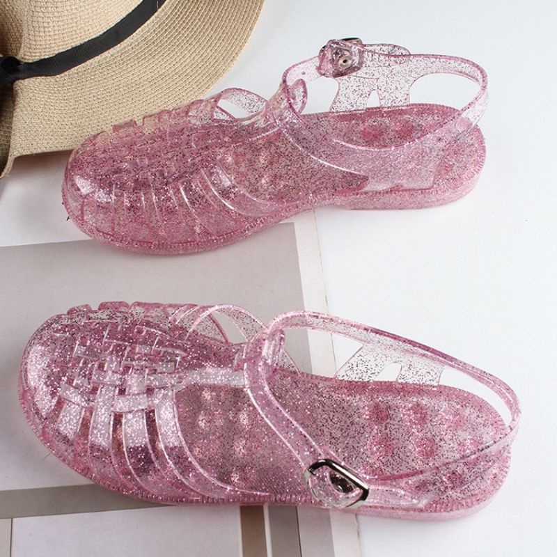 Sandal jelly Gladiator Melissa Glitter Couple Import High Quality S2