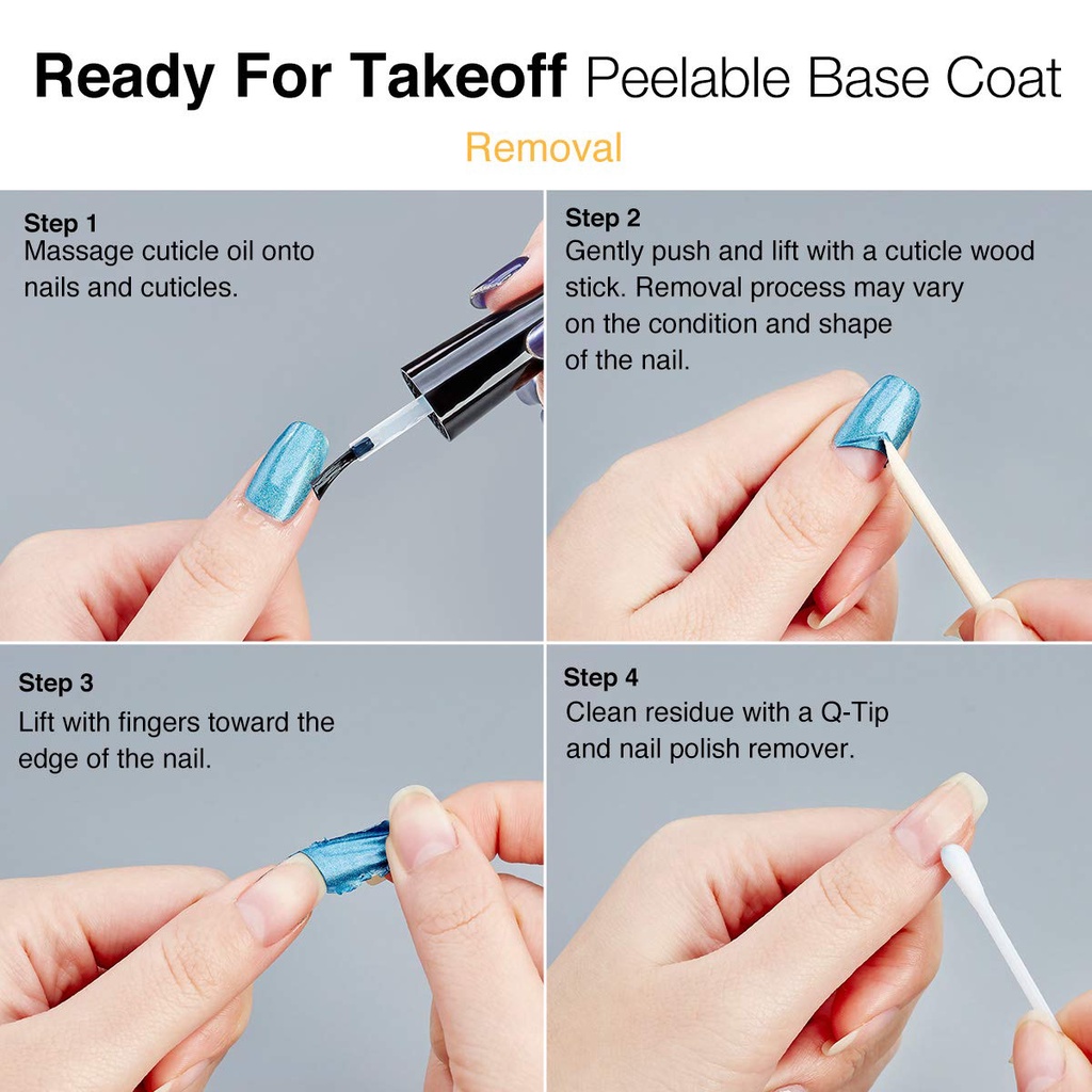 Kutek Nail Polish Peel Off Kutek Tahan Lama / Kutek Peel Off Kupas Halal 100