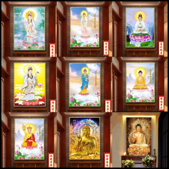 Promo Lukisan Buddha / Lukisan Porcelain 5D + Diamond