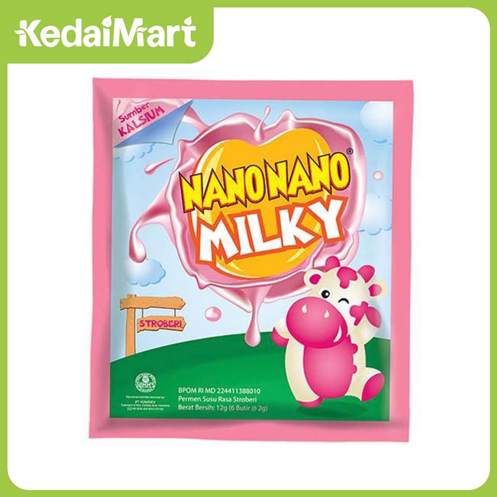 

Nano-Nano Milky Sachet Straw 12 Gram