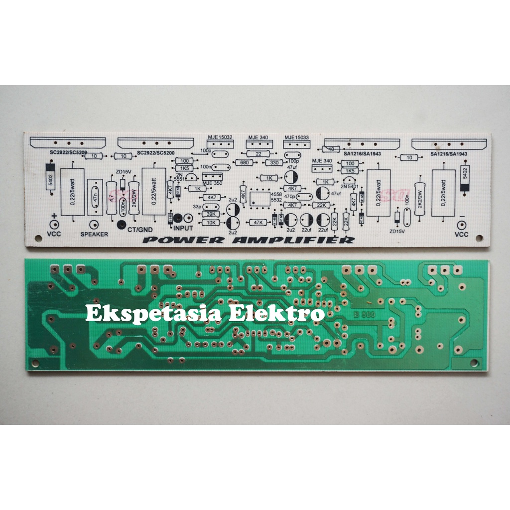 PCB Power Amplifier B500 semi fiber