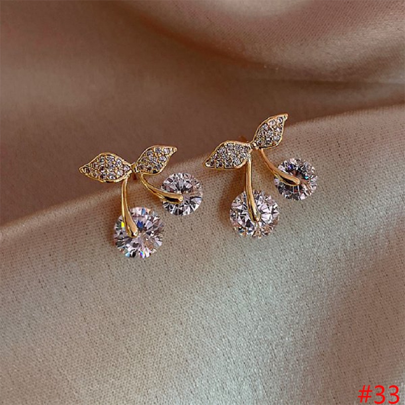 Korea Fashion s925 Perak Jarum Anting Kecil Sederhana Wanita Mahasiswa Stud Earrings Hadiah Perhiasan