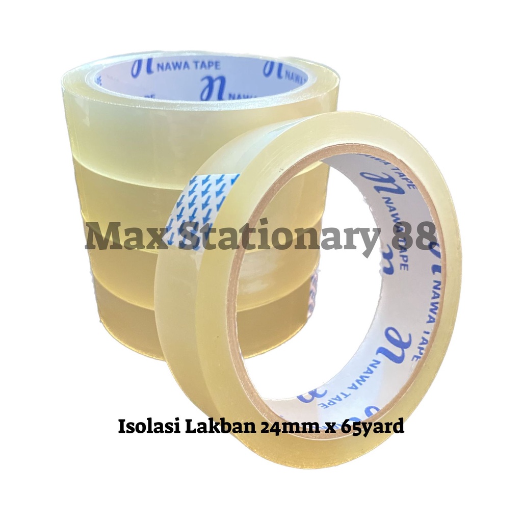 

Isolasi / Lakban Bening 24mm