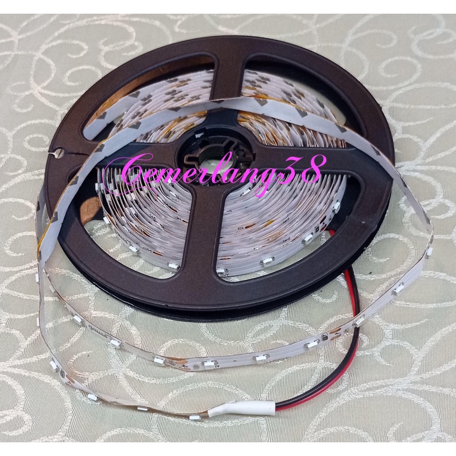 LED Strip SMD 3528 Merah/Red DC 12V IP33 INDOOR N Gel