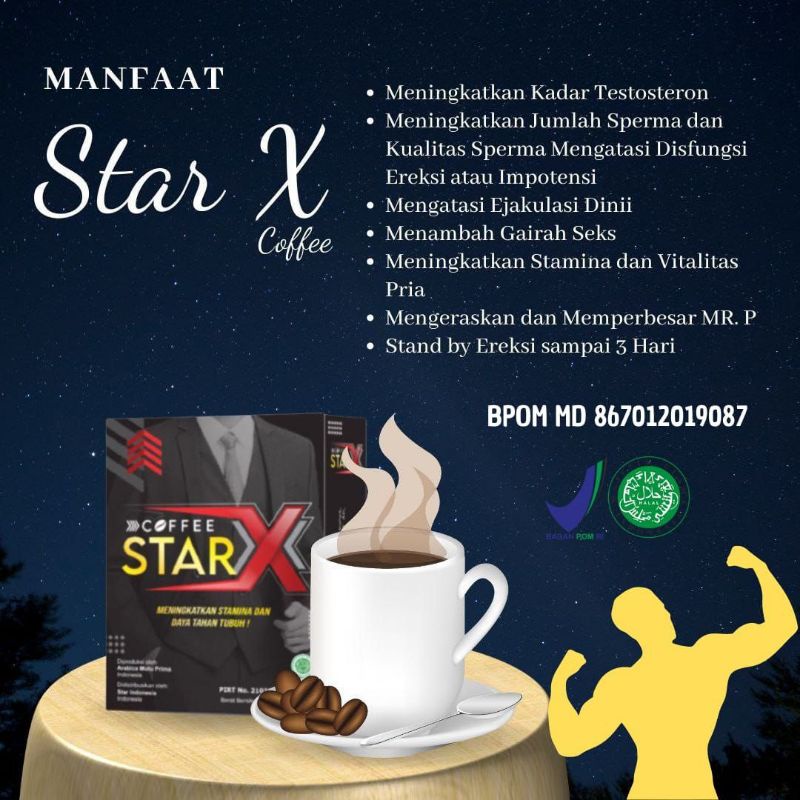 

StarX cofee paket jantan 2box