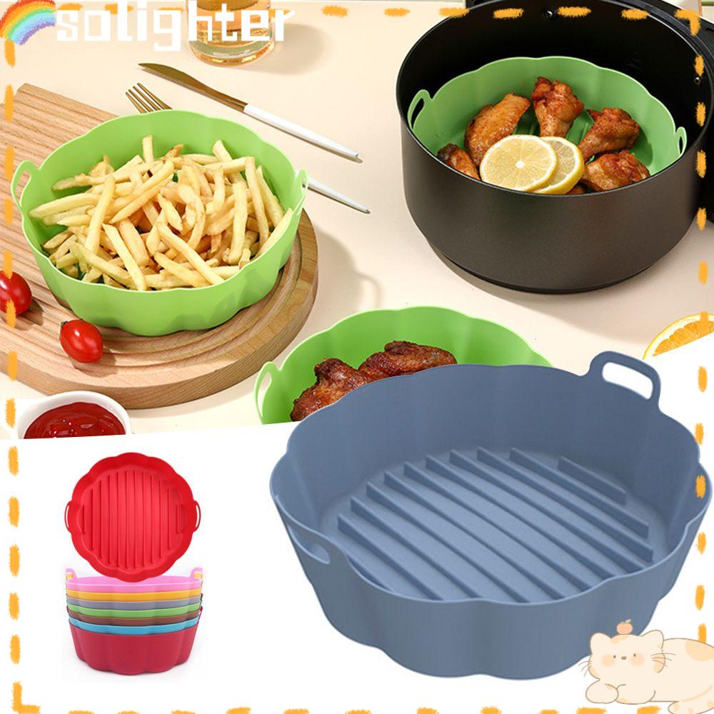 Solighter Panci Silikon Lipat Pengganti Reusable Pizza Plate Baking Basket