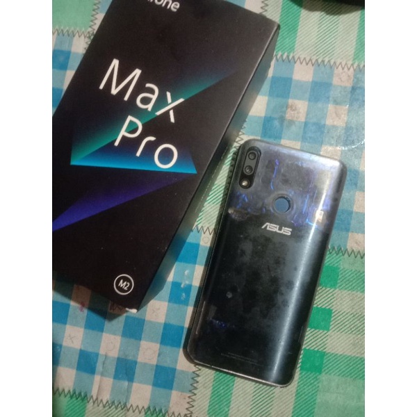Asus Zenfone Max Pro M2 minus lcd dan backdoor