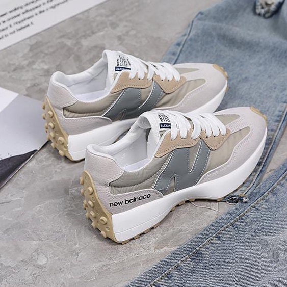 TBIG [COD] Sepatu Sekolah Sneakers Import Shoes NBALNACE Wanita Sepatu Korea Style Sekolah Kuliah