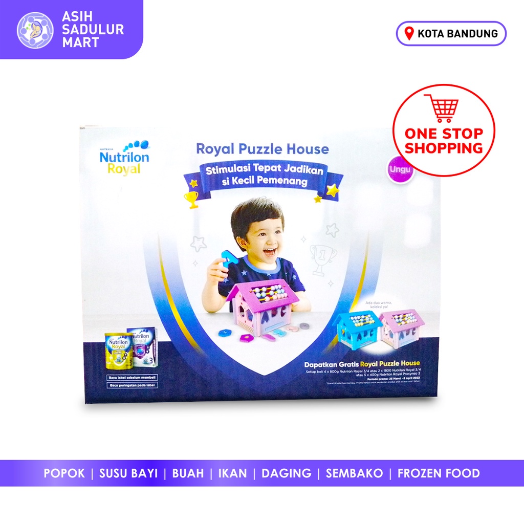 Nutrilon Royal Puzzle House - Mainan Rumah Puzzle Anak