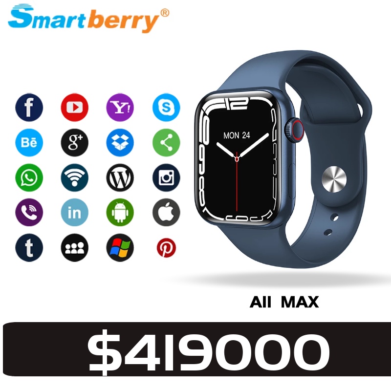 [COD] Layar sentuh SmartBerry Smart Watch A11 Max1.9 menambahkan fungsi NFC untuk memantau kesehatan