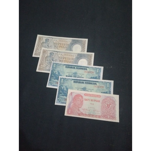 uang kuno indonesia set mahar nikah 23 rupiah asli.S20
