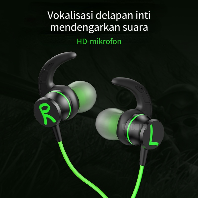 Earphone Gaming Di Telinga Gaming-Headset Mic Gaming / headset gaming-earphone gaming - Headset gaming - Headphone Gaming Murah-Earphone Gaming Murah - Headphone Gaming untuk HP PUBG PS4 CSGO Casque Game