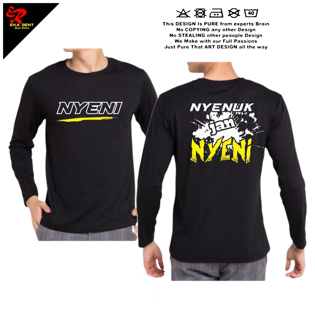 Kaos Nyeni Nyenuk Kaos Distro Lengan Panjang