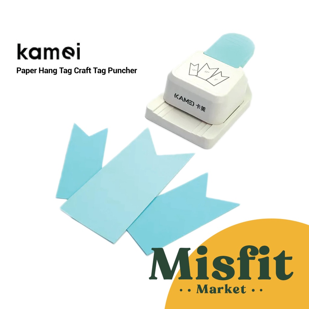 

Kamei Hang Tag Label Gift Paper Craft Corner Rounder Pembolong Pelubang Kertas Puncher