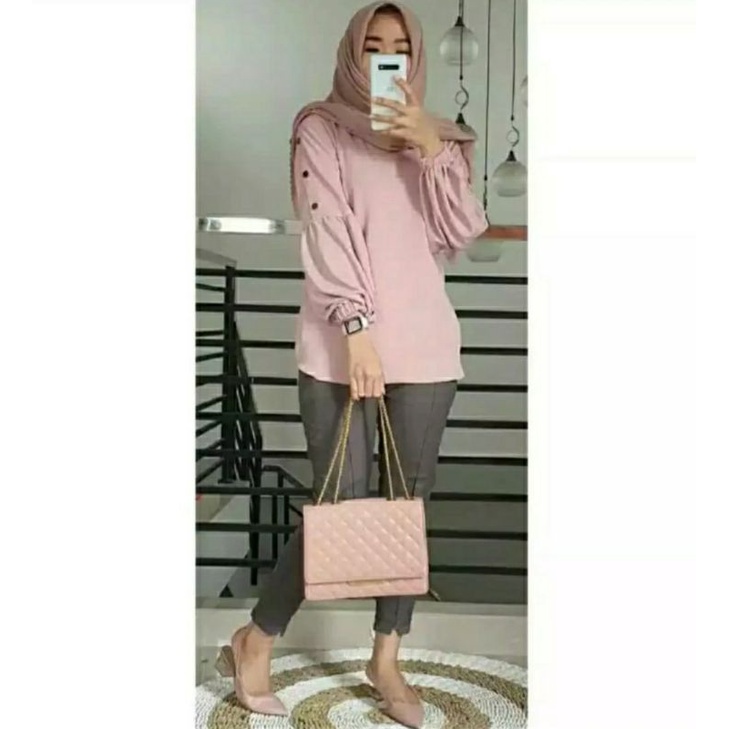 ALESHA Moja Blouse - Baju Atasan Blouse Wanita Terlaris Harga Terjangkau