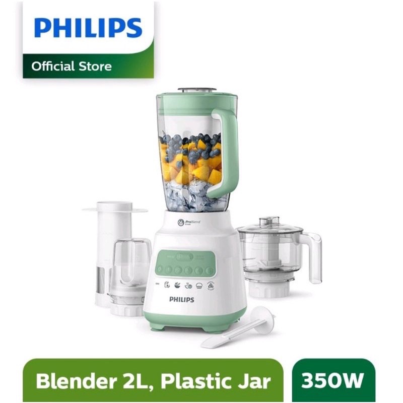 Jual PHILIPS HR2223 Blender Plastik 2 Ltr HR2223/30 /60 [4 in 1