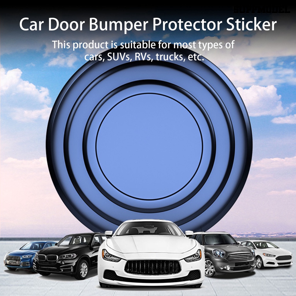 [Dekorasi] 8pcs Shock Pad Pintu Mobil Anti Tabrak Kedap Suara Shock-Menyerap Silikon Stiker Pelindung Bumper Pintu Mobil Untuk Kendaraan