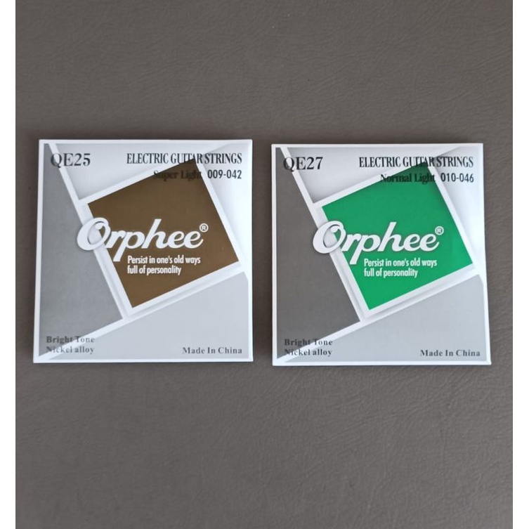 senar gitar elektrik QE25 Orphee (009-042), QE27 Orphee (010-046)