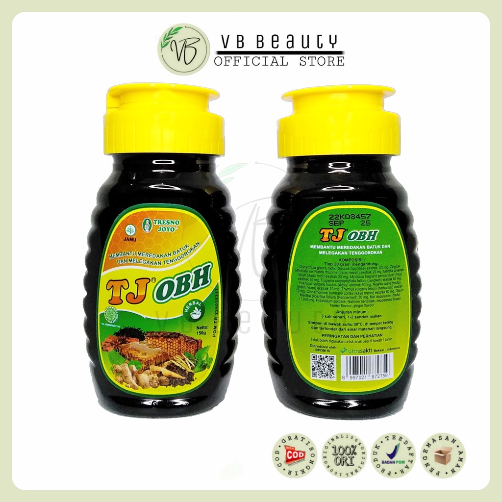 Tj OBH Madu Plus Herbal Obat Batuk 150gr