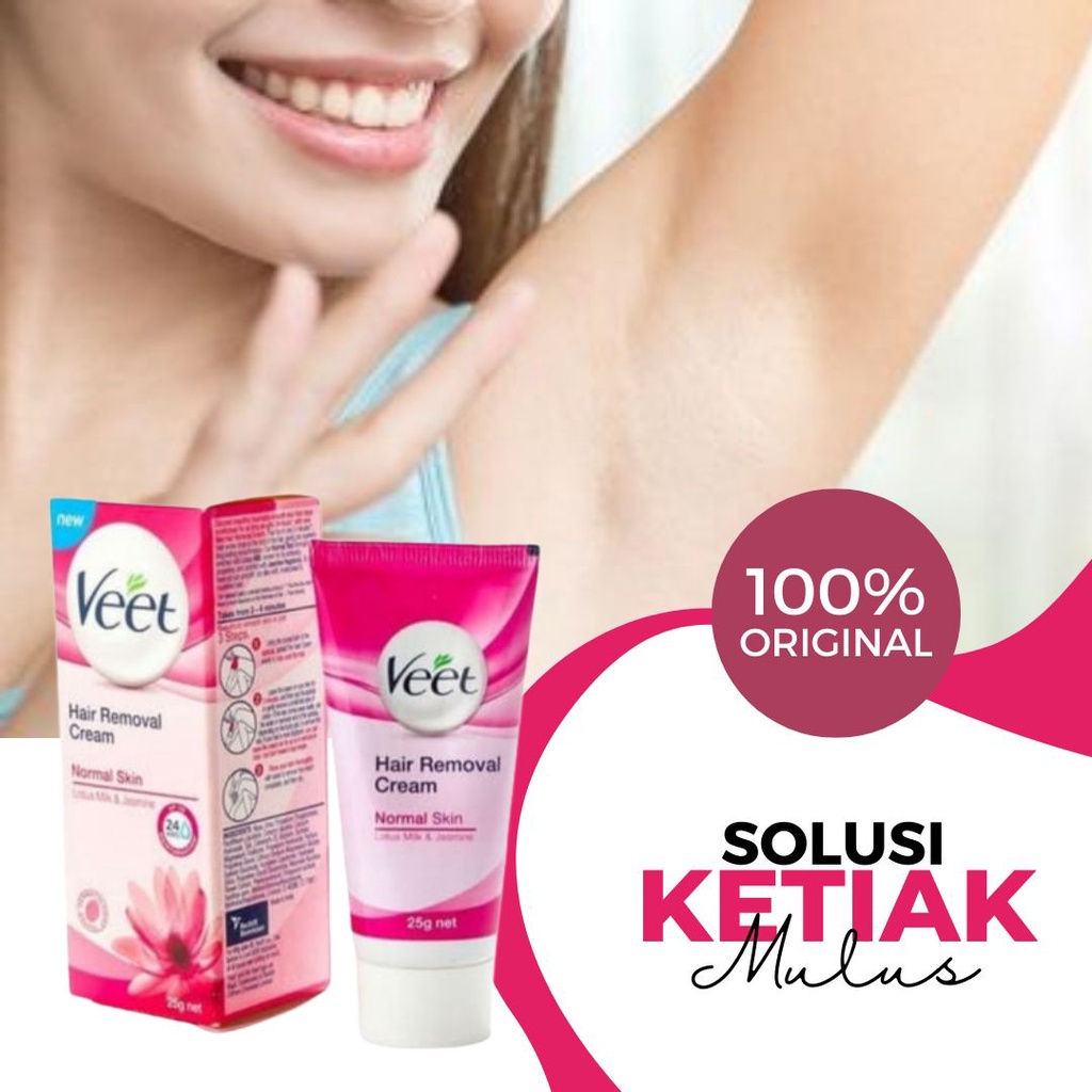 Veet Hair Removal Cream Penghilang Bulu Ketiak Permanen - Cream Penghilang Bulu Kaki Dan Tangan Perm