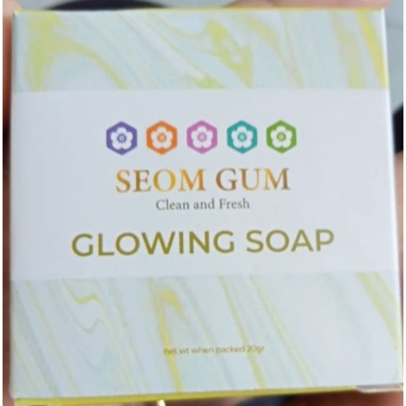 seom gum glowing soap