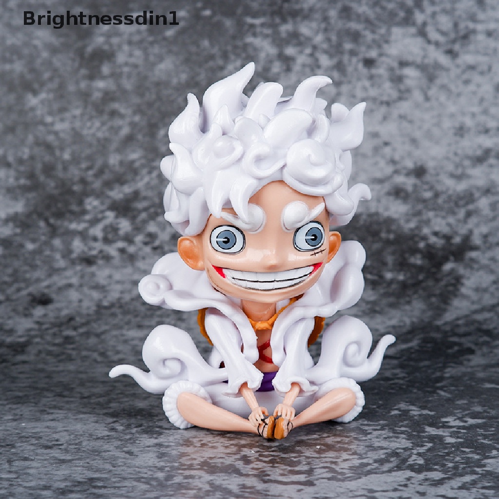 [Brightnessdin1] Versi Mini One Piece Figure Nika Luffy Gear5 Joy Boy Action Figure Patung Butik