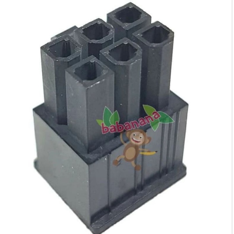 6 Pin Male Housing PCIE VGA Kabel