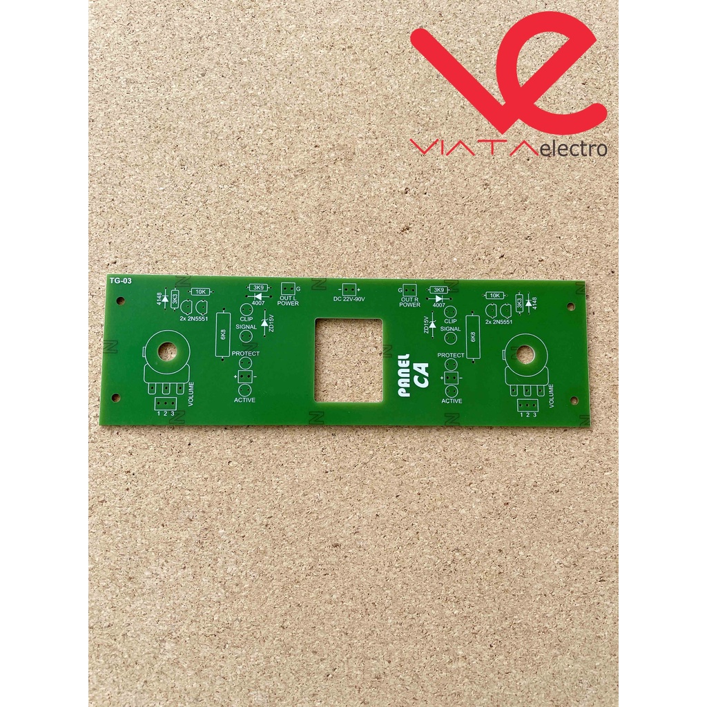 PCB DEPAN PANEL BOX CA SERIES 18 X 5.6 cm CA10 CA20 CA30