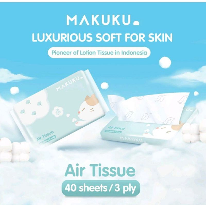 Tissue tisu kering Makuku 3 ply isi 40 sheets