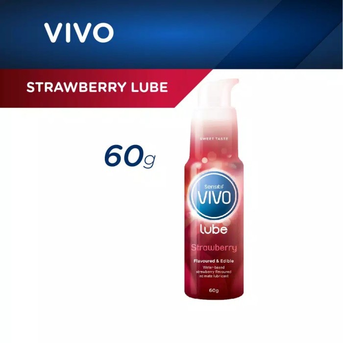 VIVO STRAWBERRY LUBE Pelumas Lubricant