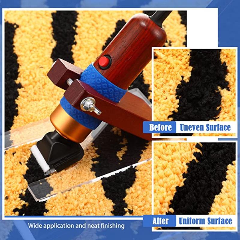 Tufting Carpet Trimmer with Shearing Guide Rug Carver Electric Speed Adjustable Rug Tufting Carver C