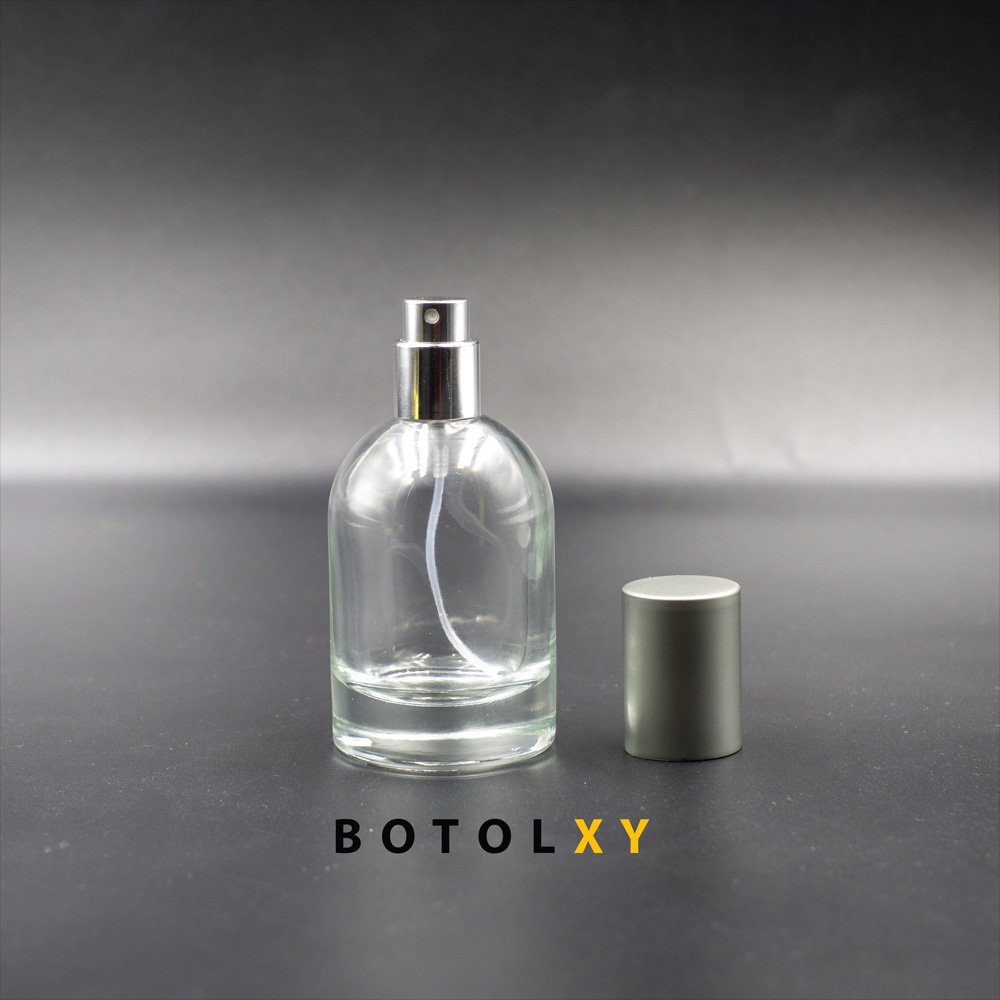 Botol Parfum 50ml Spray Kaca Tebal Refill Isi Ulang Minyak Wangi labo