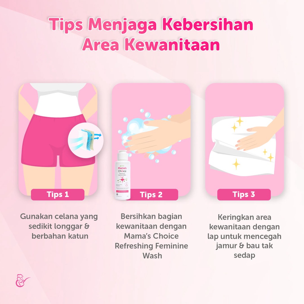 Mama Choice Pembersih Kewanitaan - Refreshing Feminine Wash Mama's Choice (Aman untuk Ibu Hamil dan Menyusui)