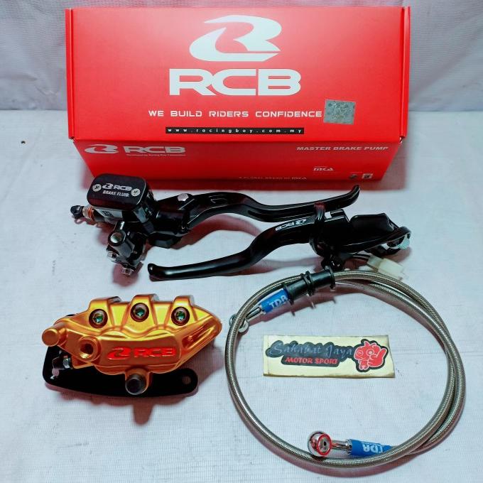 Master Rem Kanan kiri RCB Kaliper Depan RCB Selang Rem TDR Mio Soul