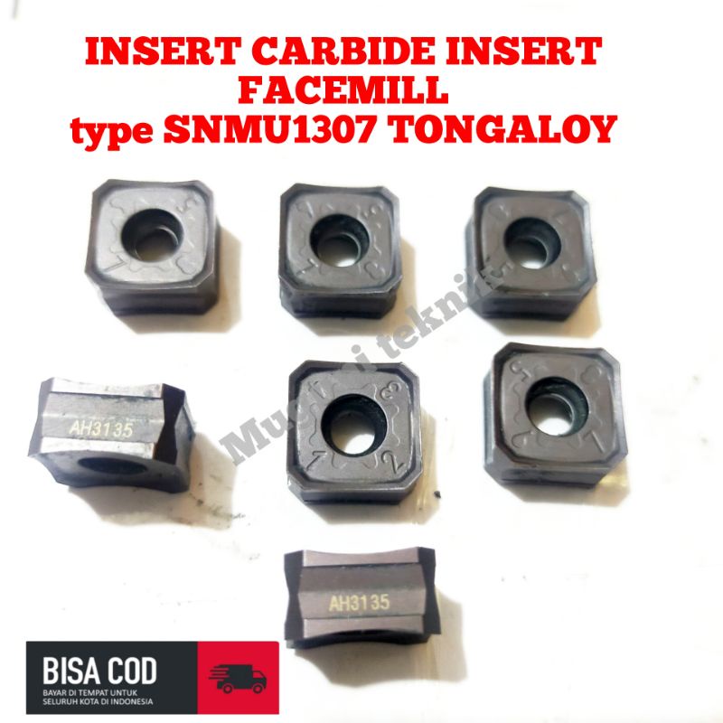 SNMU 1307 TUNGALOY INSERT BUBUT INSERT MILLING INSERT FACEMILL INSERT CARBIDE INSERTS BUBUT MATA BUB
