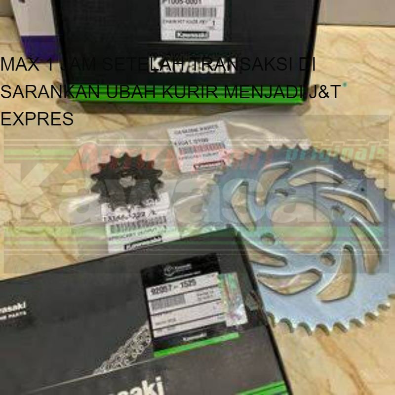 Rantai Gir gear set Kaze r original kawasaki