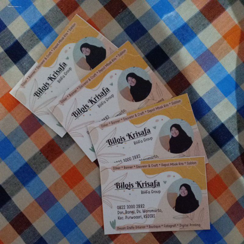 Kartu Nama Bolak Balik